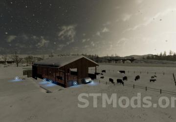 Small UK Cow Barn version 1.0.0.2 for Farming Simulator 2022
