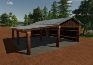 Small Wooden Shelter version 1.0.0.0 for Farming Simulator 2022