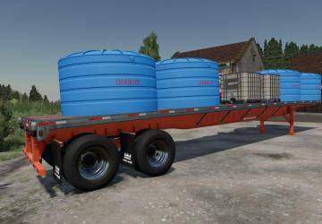 Sprayer annex trailer – 4 small tanks version 1.0.0.0 for Farming Simulator 2022