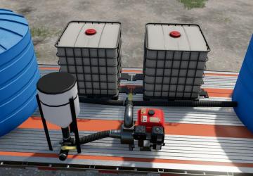 Sprayer annex trailer – 4 small tanks version 1.0.0.0 for Farming Simulator 2022