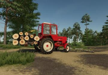 Suspended Sled For Wood version 1.0.0.0 for Farming Simulator 2022