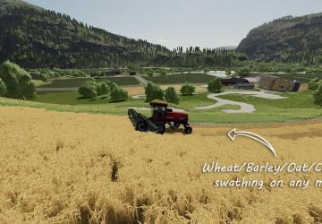 Swathing Addon version 1.1.0.1 for Farming Simulator 2022