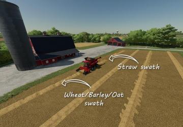 Swathing Addon version 1.1.0.1 for Farming Simulator 2022
