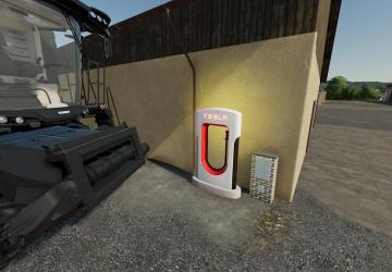 Tesla Super Fast Charging Station version 1.0.0.0 for Farming Simulator 2022