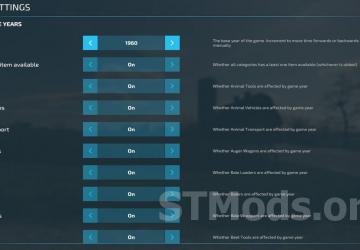 Through The Years version 1.0.0.2 for Farming Simulator 2022