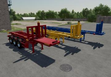 Tipping Container Trailer Pack version 1.0.0.0 for Farming Simulator 2022 (v1.8x)