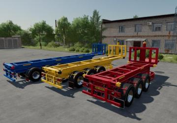 Tipping Container Trailer Pack version 1.0.0.0 for Farming Simulator 2022 (v1.8x)