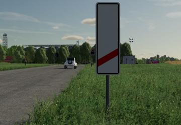Traffic Sign Package (Prefab*) version 1.0.0.0 for Farming Simulator 2022