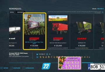 Trailer Happy New Year 2024 version 1.0.0.0 for Farming Simulator 2022