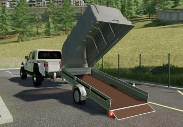 Trailer With Canopy version 1.0.0.0 for Farming Simulator 2022 (v1.12x)