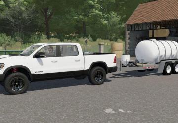 Trailer with water barrel version 1.0.0.0 for Farming Simulator 2022