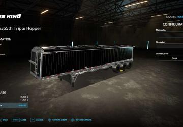 Triple Hopper version 1.0 for Farming Simulator 2022
