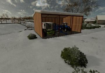 UK Style Vehicle Shed version 1.0.0.0 for Farming Simulator 2022