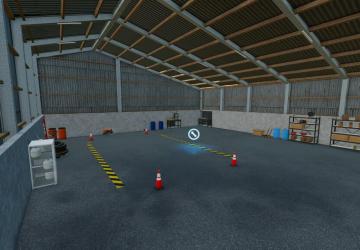 Vehicle Storage With Workshop version 1.0.0.0 for Farming Simulator 2022
