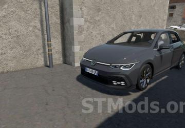 Volkswagen Golf 8 GTD version 1.0.0.2 for Farming Simulator 2022