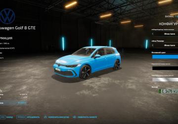Volkswagen Golf 8 GTE version 1.0.0.0 for Farming Simulator 2022 (v1.7x)