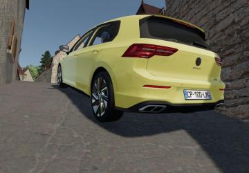 Volkswagen Golf 8 R-Line version 1.0.0.1 for Farming Simulator 2022