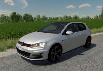 Volkswagen Golf GTI 2014 version 1.1 for Farming Simulator 2022 (v1.6x)