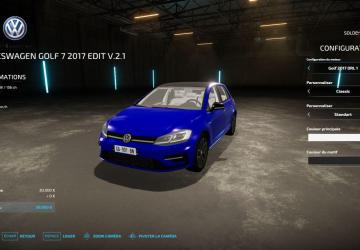 Volkswagen Golf VII 2017 version 2.1.0.0 for Farming Simulator 2022