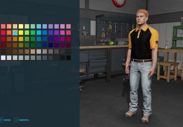 Wardrobe Plus Casual Clothing Pack version 1.0.0.0 for Farming Simulator 2022 (v1.10x)