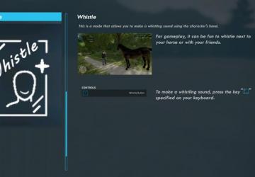 Whistle version 1.0.0.0 for Farming Simulator 2022