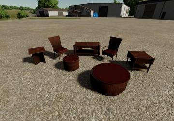 Wicker Patio Set version 1.0.0.0 for Farming Simulator 2022