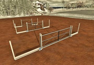 Wired Fence And Rail Gate version 1.0.0.0 for Farming Simulator 2022