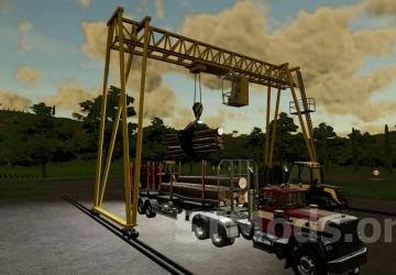 Wood Crane version 1.1.0.0 for Farming Simulator 2022 (v1.8.2)