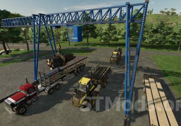 Wood Crane version 1.1.0.0 for Farming Simulator 2022 (v1.8.2)