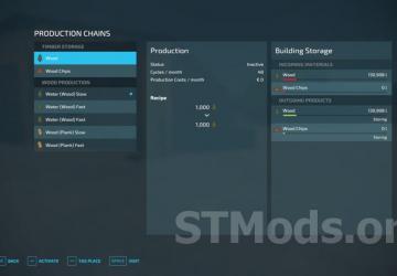 Wood Production version 1.0.0.1 for Farming Simulator 2022