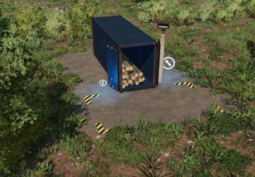 Wood Shipping Container version 1.0.0.0 for Farming Simulator 2022