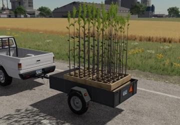 Wooden Car Trailer version 1.0.0.0 for Farming Simulator 2022