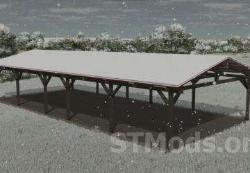 Wooden Machine Shed version 1.0.1.0 for Farming Simulator 2022