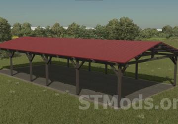 Wooden Machine Shed version 1.0.1.0 for Farming Simulator 2022