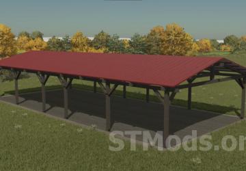 Wooden Machine Shed version 1.0.1.0 for Farming Simulator 2022