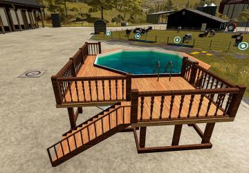 Wooden Pool Deck version 1.0.0.0 for Farming Simulator 2022