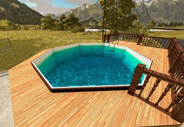 Wooden Pool Deck version 1.0.0.0 for Farming Simulator 2022