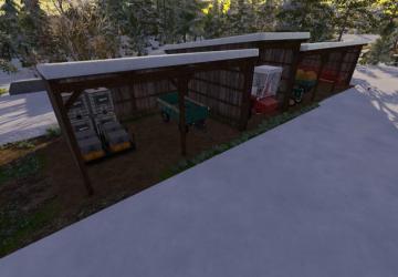 Wooden Shelters version 1.0.0.0 for Farming Simulator 2022