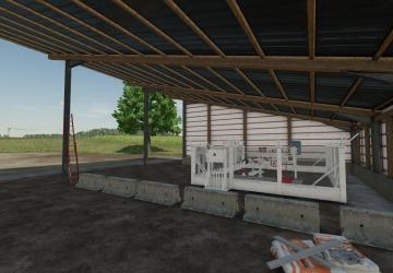 Workshop with electrical station version 1.0.0.0 for Farming Simulator 2022