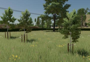 Young trees version 1.0.0.0 for Farming Simulator 2022