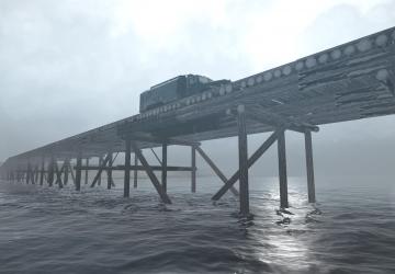 New Bridge by mixail7 version 1.0 for Spintires: MudRunner (vv14.08.19)