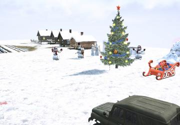 Winter Map Objects version 1 for Spintires: MudRunner (v10.06.19)