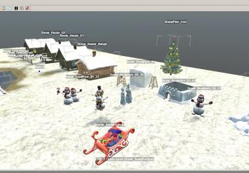 Winter Map Objects version 1 for Spintires: MudRunner (v10.06.19)