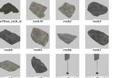 Objects Stones version 1.0 for Spintires: MudRunner (v18.10.18)