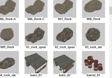Objects Stones version 1.0 for Spintires: MudRunner (v18.10.18)