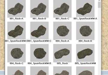 Objects Stones version 1.0 for Spintires: MudRunner (v18.10.18)
