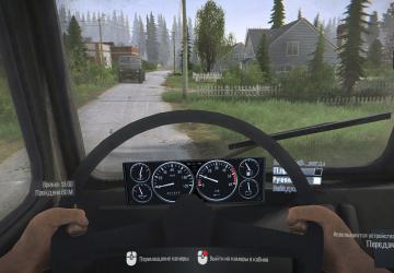 Transparent Dashboard and Compass version 1.1 for Spintires: MudRunner (v22.03.19)