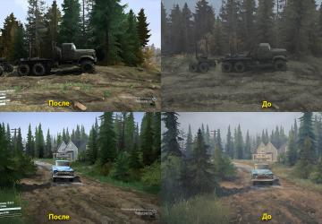 Realistic Graphics + ReShade & ST Mod Fix v3.1 for Spintires: MudRunner (v22.03.19)