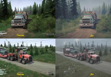 Realistic Graphics + ReShade & ST Mod Fix v3.1 for Spintires: MudRunner (v22.03.19)