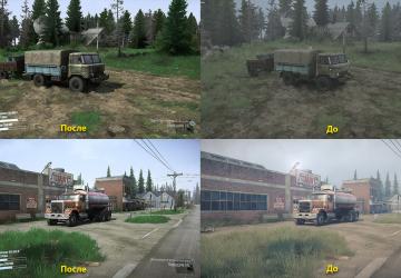 Realistic Graphics + ReShade & ST Mod Fix v3.1 for Spintires: MudRunner (v22.03.19)